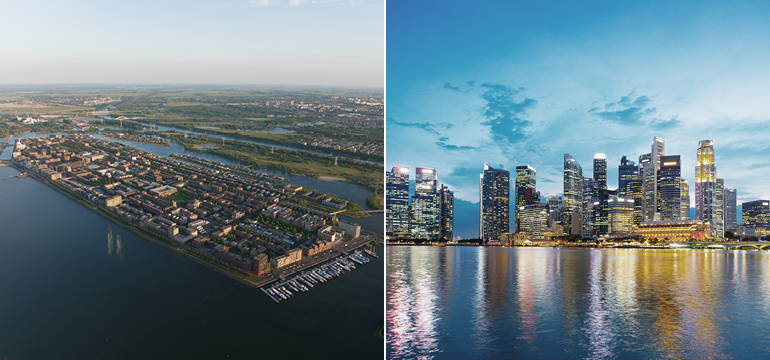 암스테르담, 싱가포르 스마트시티